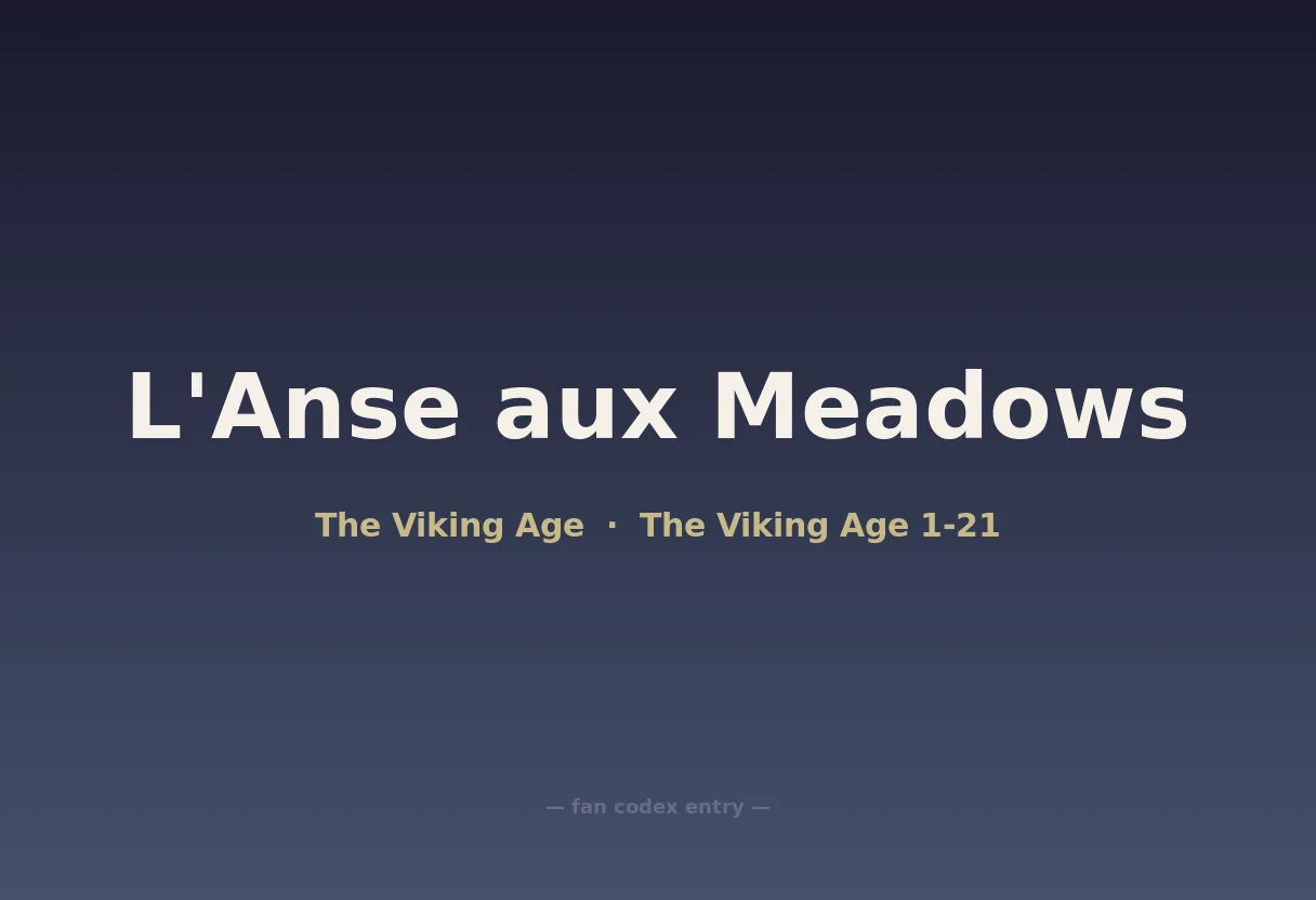 L'Anse aux Meadows