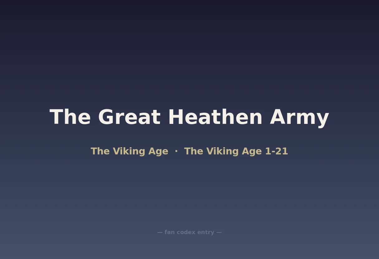 The Great Heathen Army